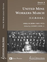 United Mine Workers March Concert Band sheet music cover